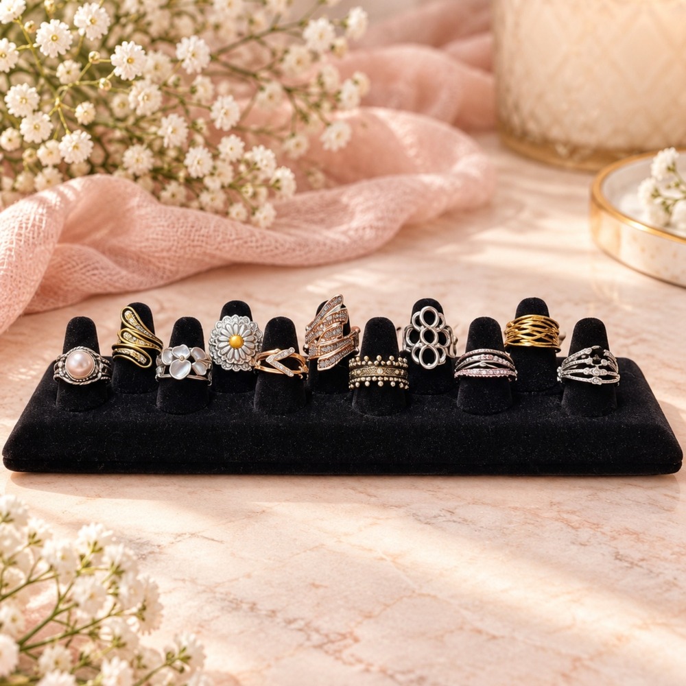 11 Stretch Rings | Assorted Fashion Rings